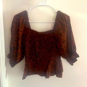 Cute Smocked top, size small
